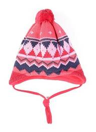 Bonnet empiècements rouge MAXIMO fille