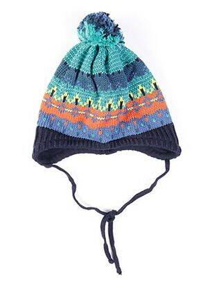 Bonnet imprimé fantaisie bleu MAXIMO garçon