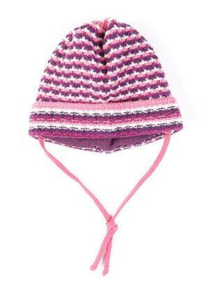 Bonnet imprimé fantaisie rose MAXIMO fille