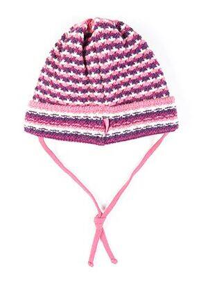Bonnet imprimé fantaisie rose MAXIMO fille