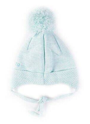 Bonnet fermeture liens à nouer bleu MAXIMO fille