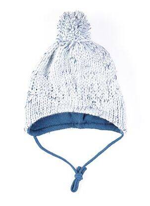 Bonnet empiècements bleu MAXIMO garçon