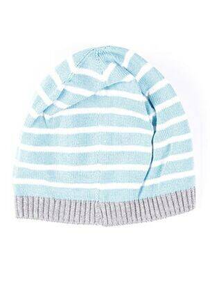 Bonnet imprimé fantaisie bleu MAXIMO garçon