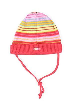 Bonnet imprimé fantaisie rouge MAXIMO fille
