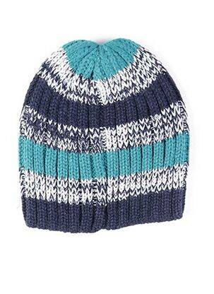Bonnet imprimé fantaisie bleu MAXIMO garçon