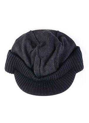 Casquette empiècements noir CORNER garçon