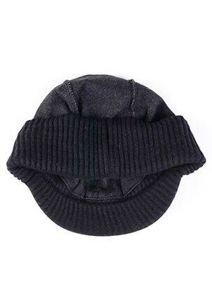 Casquette empiècements noir CORNER garçon