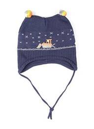 Bonnet imprimé fantaisie bleu MAXIMO garcon