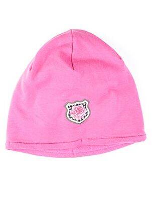 Bonnet imprimé fantaisie rose MAXIMO fille