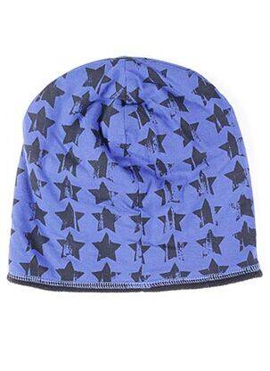 Bonnet imprimé fantaisie bleu MAXIMO garçon
