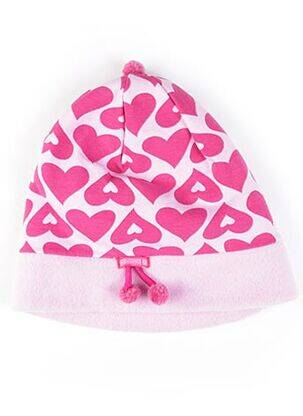 Bonnet imprimé fantaisie rose MAXIMO fille