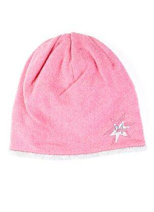 Bonnet broderie motifs brodés rose MAXIMO fille