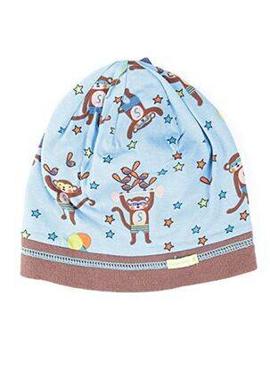 Bonnet imprimé fantaisie bleu MAXIMO garçon