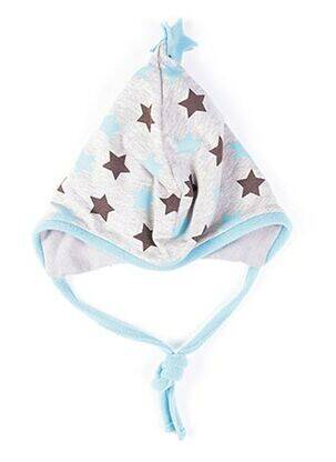 Bonnet imprimé fantaisie bleu MAXIMO garçon