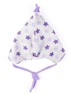 Bonnet imprimé fantaisie violet MAXIMO fille