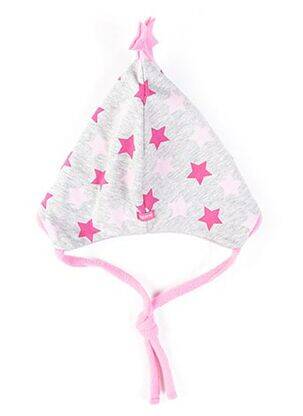 Bonnet imprimé fantaisie rose MAXIMO fille