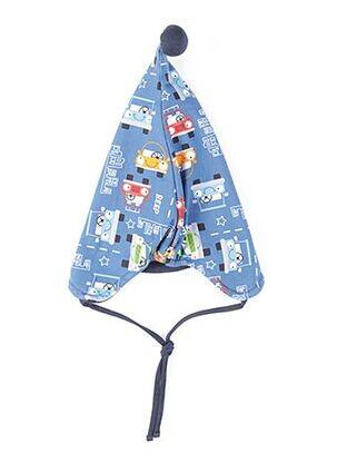 Bonnet imprimé fantaisie bleu MAXIMO garçon