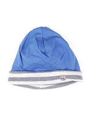 Bonnet imprimé fantaisie bleu MAXIMO garçon