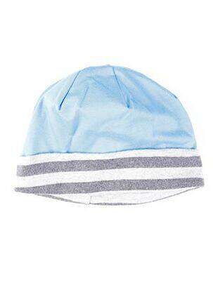 Bonnet imprimé fantaisie bleu MAXIMO garçon