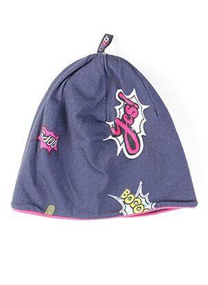 Bonnet imprimé fantaisie bleu MAXIMO fille