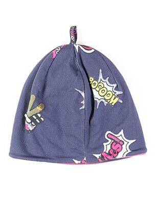 Bonnet imprimé fantaisie bleu MAXIMO fille