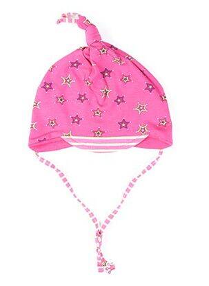 Bonnet imprimé fantaisie rose MAXIMO fille