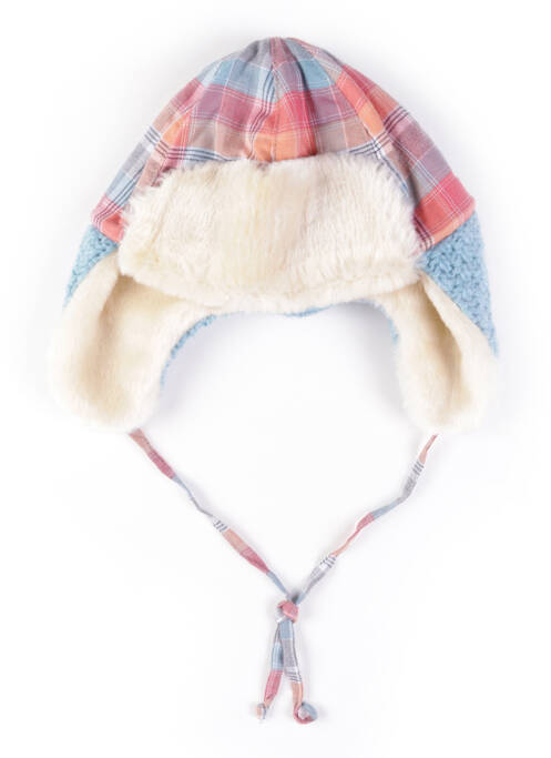 Bonnet imprimé fantaisie bleu MAXIMO garcon