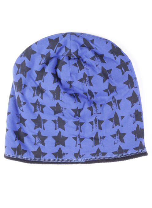 Bonnet imprimé fantaisie bleu MAXIMO garcon