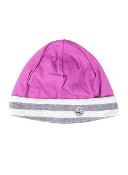 Bonnet broderie motifs brodés violet MAXIMO fille