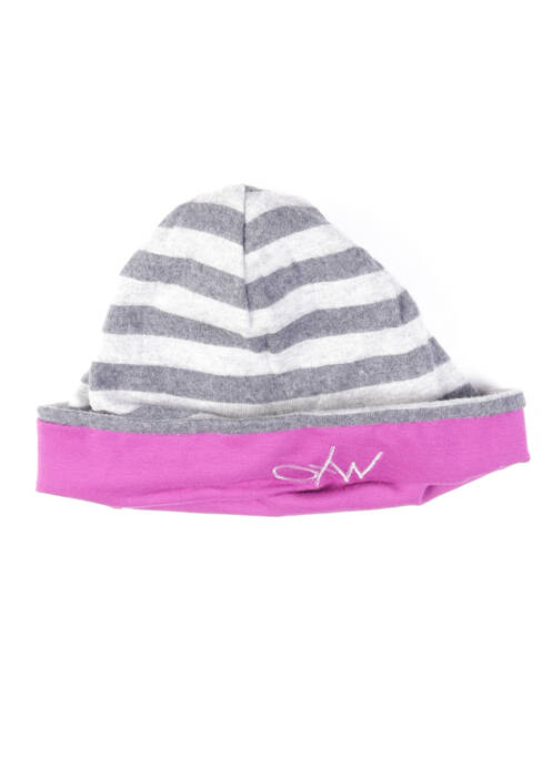 Bonnet broderie motifs brodés violet MAXIMO fille