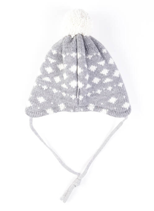 Bonnet gris MAXIMO pour enfant