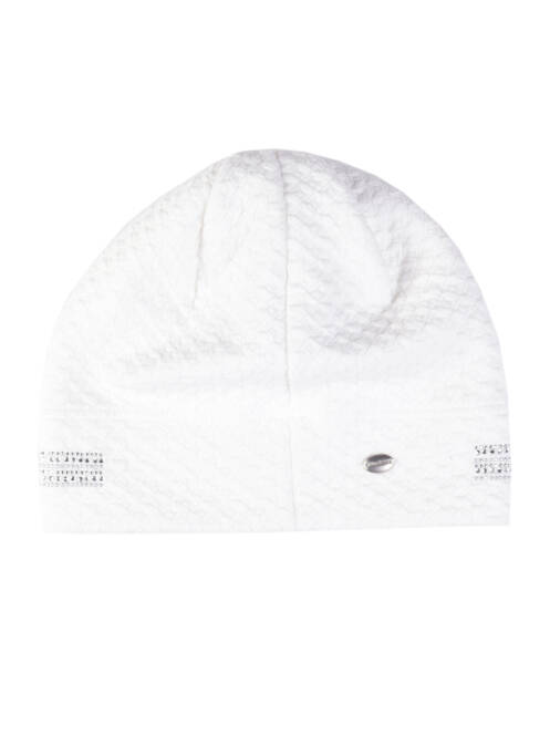Bonnet blanc MAXIMO pour fille