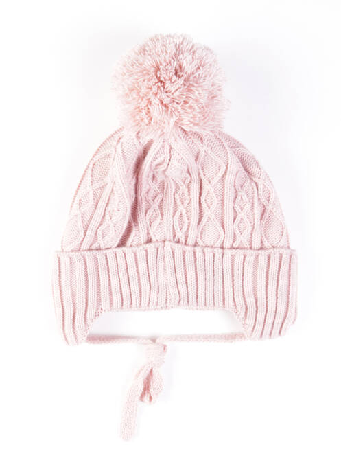 Bonnet rose MAXIMO pour fille