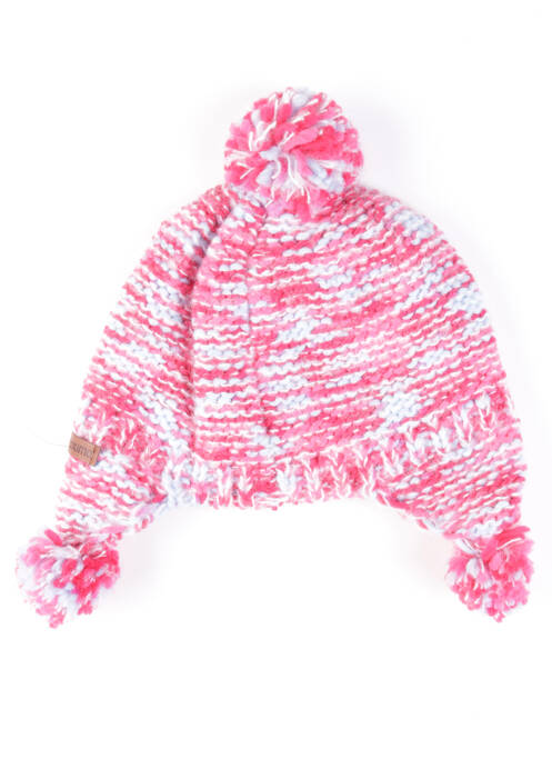 Bonnet rose MAXIMO pour fille