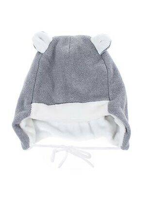 Bonnet empiècements gris MAXIMO enfant