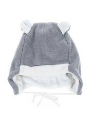 Bonnet fermeture liens à nouer gris MAXIMO enfant