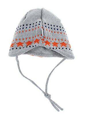 Bonnet broderie motifs brodés gris MAXIMO garçon