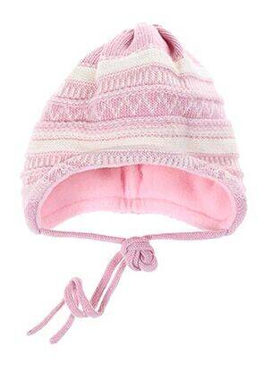 Bonnet imprimé fantaisie rose MAXIMO fille