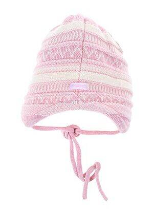 Bonnet imprimé fantaisie rose MAXIMO fille
