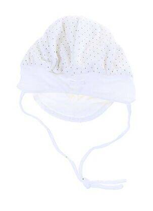 Bonnet imprimé fantaisie blanc MAXIMO fille
