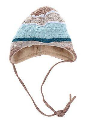 Bonnet maille fine marron MAXIMO enfant