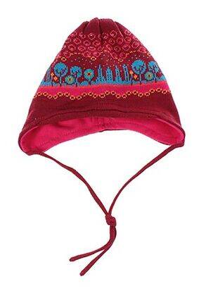 Bonnet imprimé fantaisie rouge MAXIMO fille