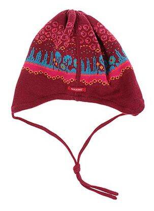 Bonnet imprimé fantaisie rouge MAXIMO fille