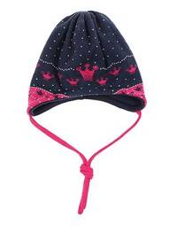 Bonnet empiècements bleu MAXIMO fille