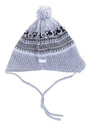 Bonnet empiècements gris MAXIMO enfant