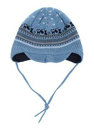 Chapeau maille fine bleu MAXIMO garçon