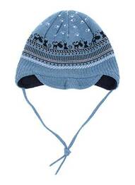 Chapeau maille fine bleu MAXIMO garcon