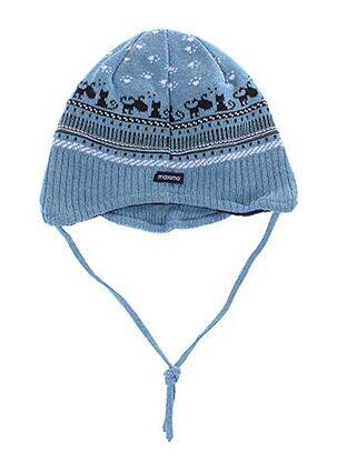 Chapeau maille fine bleu MAXIMO garçon