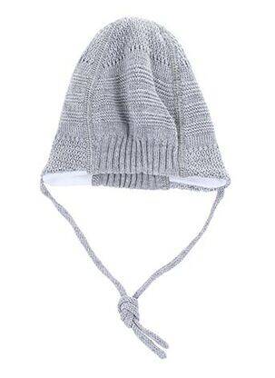 Bonnet maille fine gris MAXIMO enfant