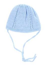Bonnet fermeture liens à nouer bleu MAXIMO garcon